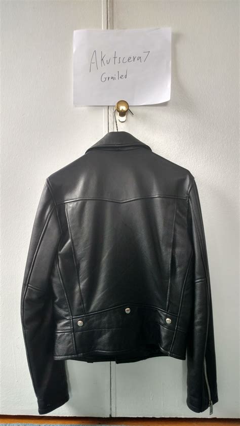 replica saint laurent jacket|Stud Homme Saint Laurent Replica leather jacket .